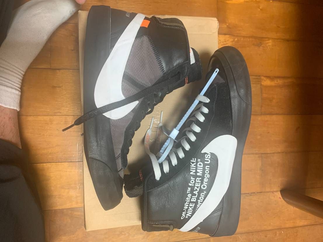 Off-White × Nike Blazer Studio Mid "Grim Reaper"