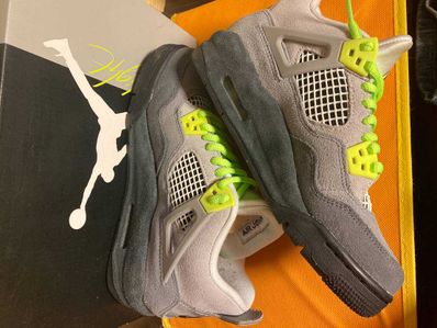 NIKE AIR JORDAN 4 RETRO SE GS "NEON"