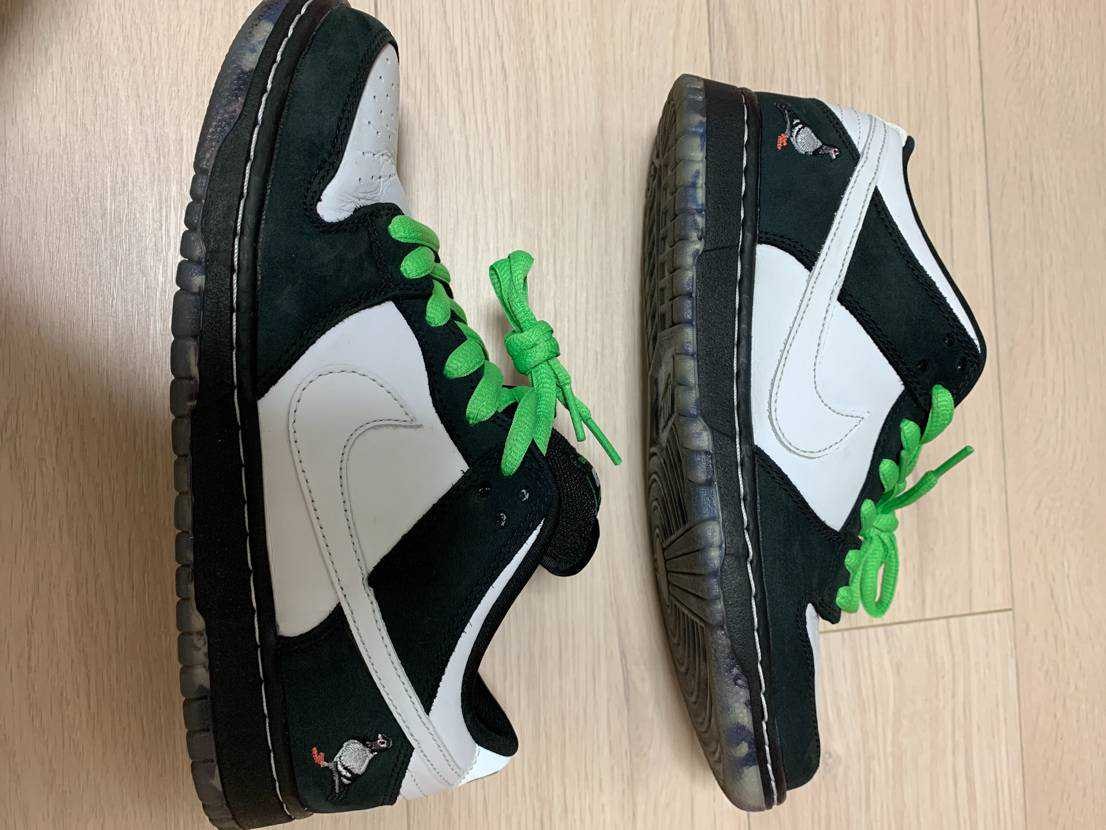STAPLE × Nike SB Dunk Low "Pigeon Black/White"