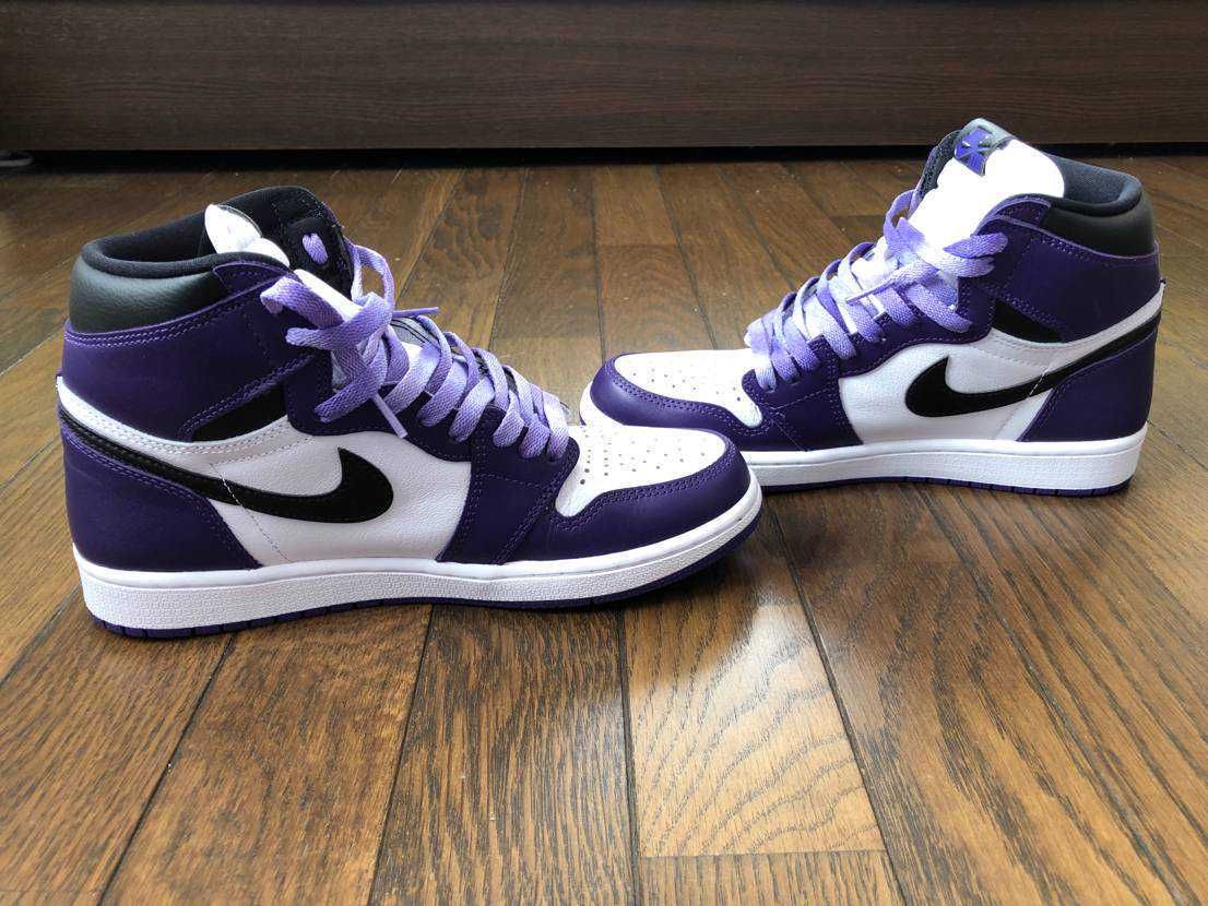 Nike Air Jordan 1 Retro High OG "Court Purple White/Black" (2020)   