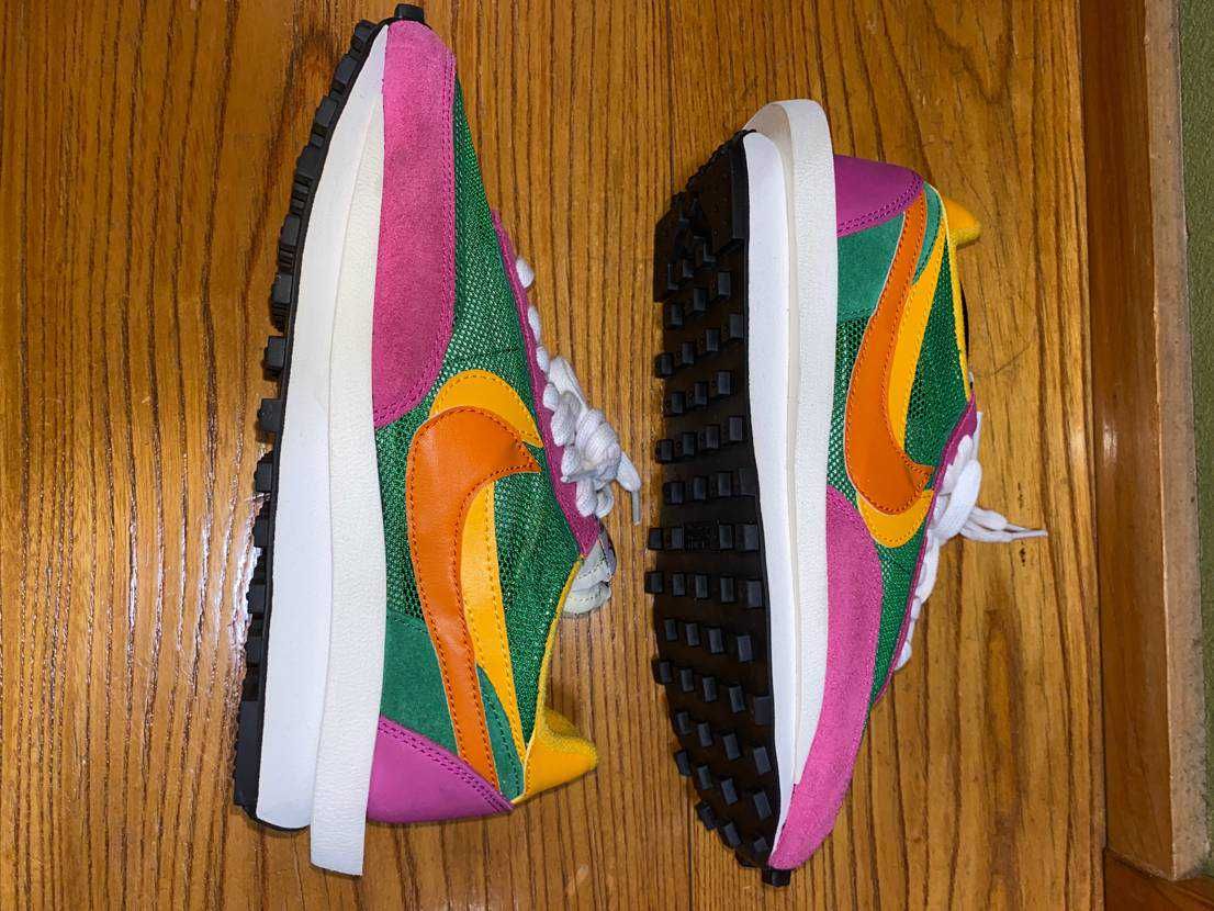 sacai × NIKE LDV WAFFLE "PINE GREEN"