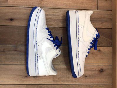 Uninterrupted × Nike Air Force 1 "White/Lapis Blue"