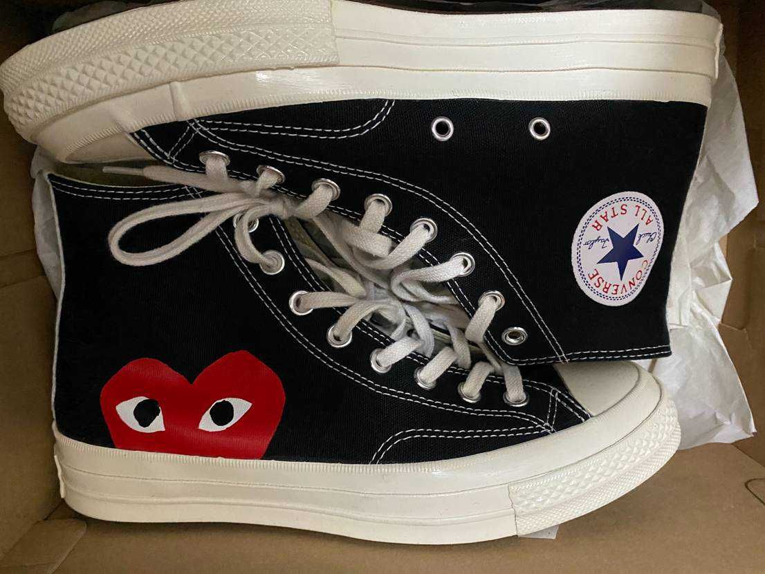 PLAY COMME des GARCONS × Converse All Star Hi "Black"