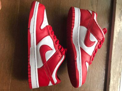 Nike Dunk Low SP "White and University Red"