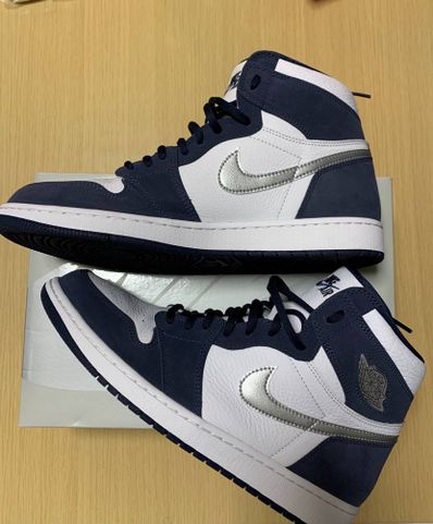 Nike Air Jordan 1 High OG CO.JP "White/Midnight Navy" (2020)(ブリーフケースなし)