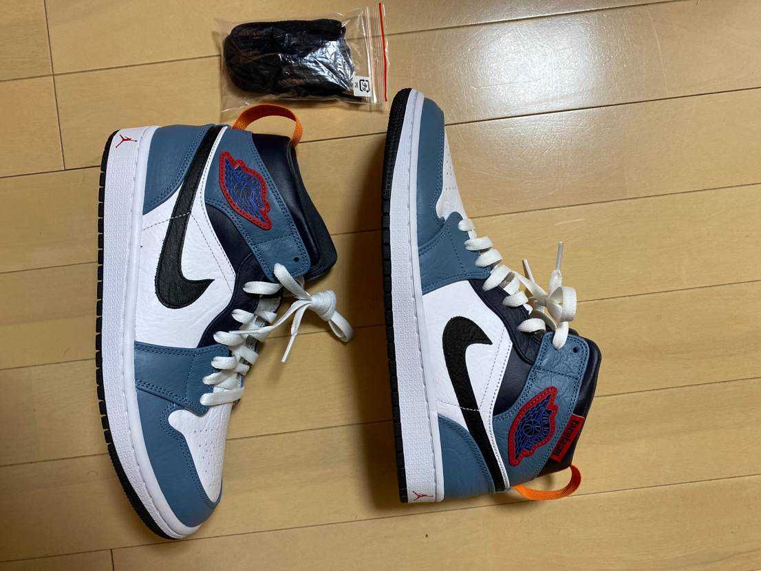 FACETASM × Nike Air Jordan 1 Mid "White/Navy"