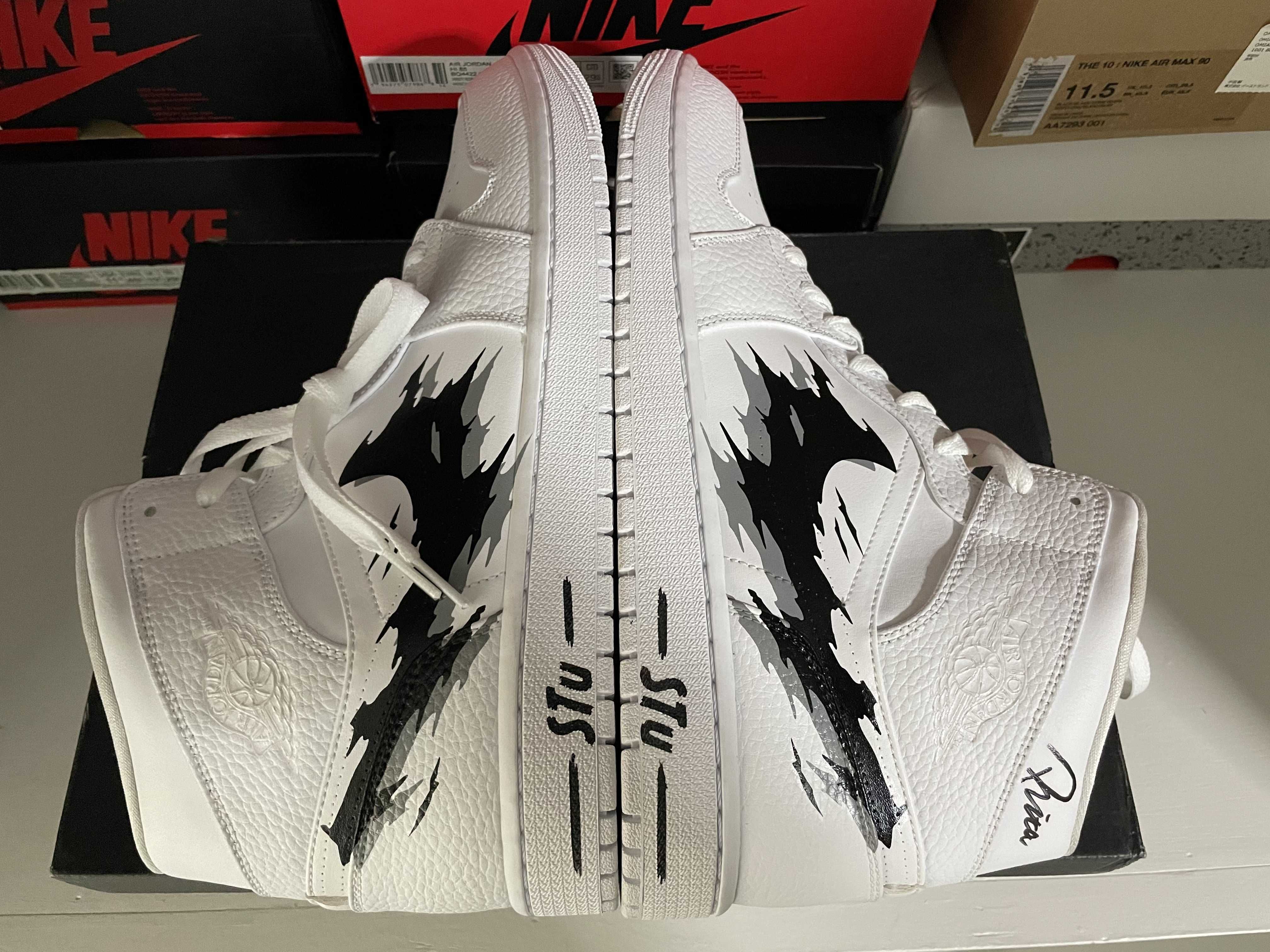 Nike Air Jordan 1 Mid "Triple White"(2020)