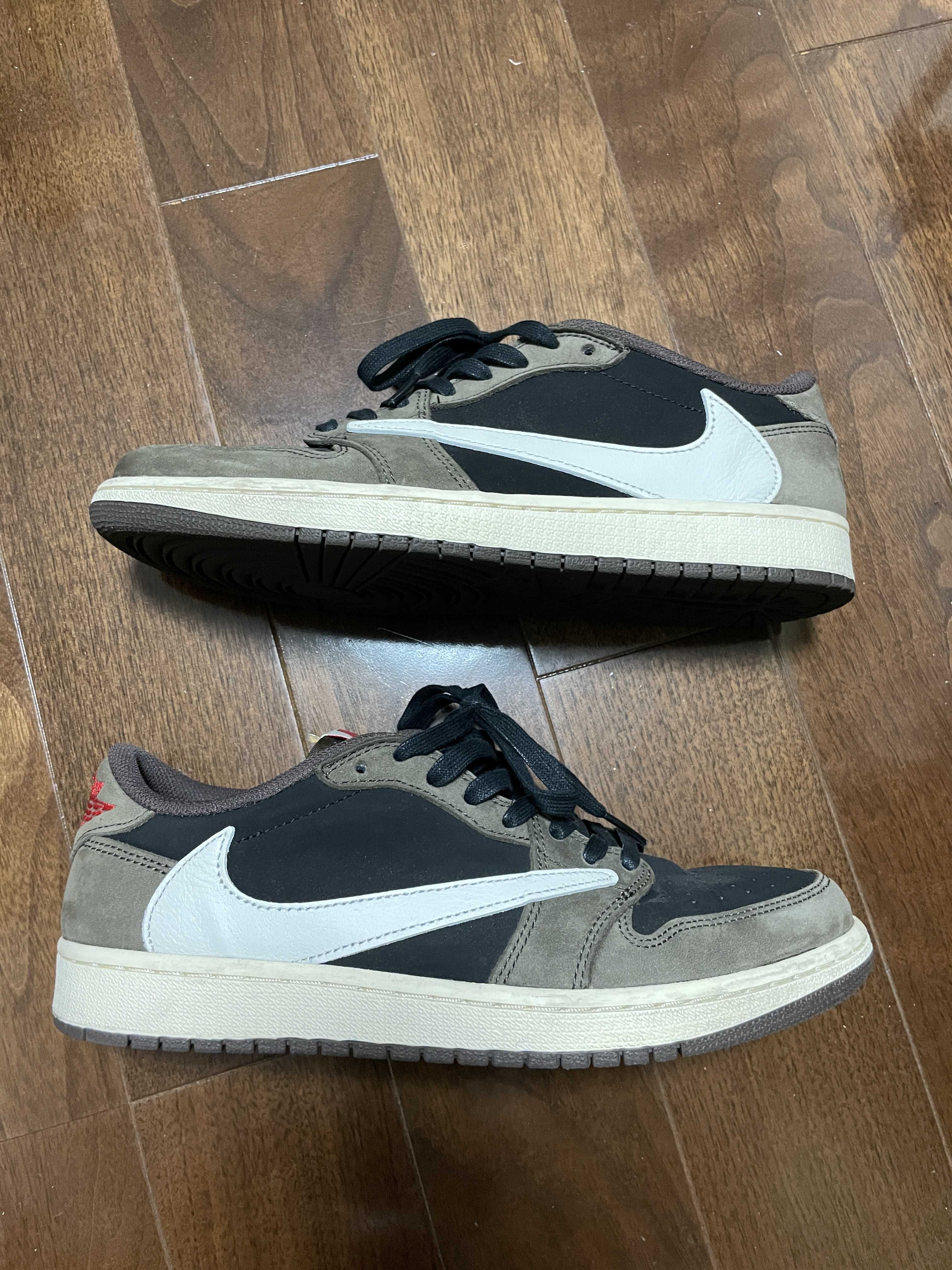 Travis Scott × Nike Air Jordan 1 Low OG SP-T "Black/Dark Mocha"