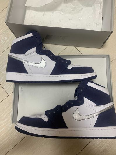 Nike Air Jordan 1 High OG CO.JP "White/Midnight Navy" (2020) (Standard Box)