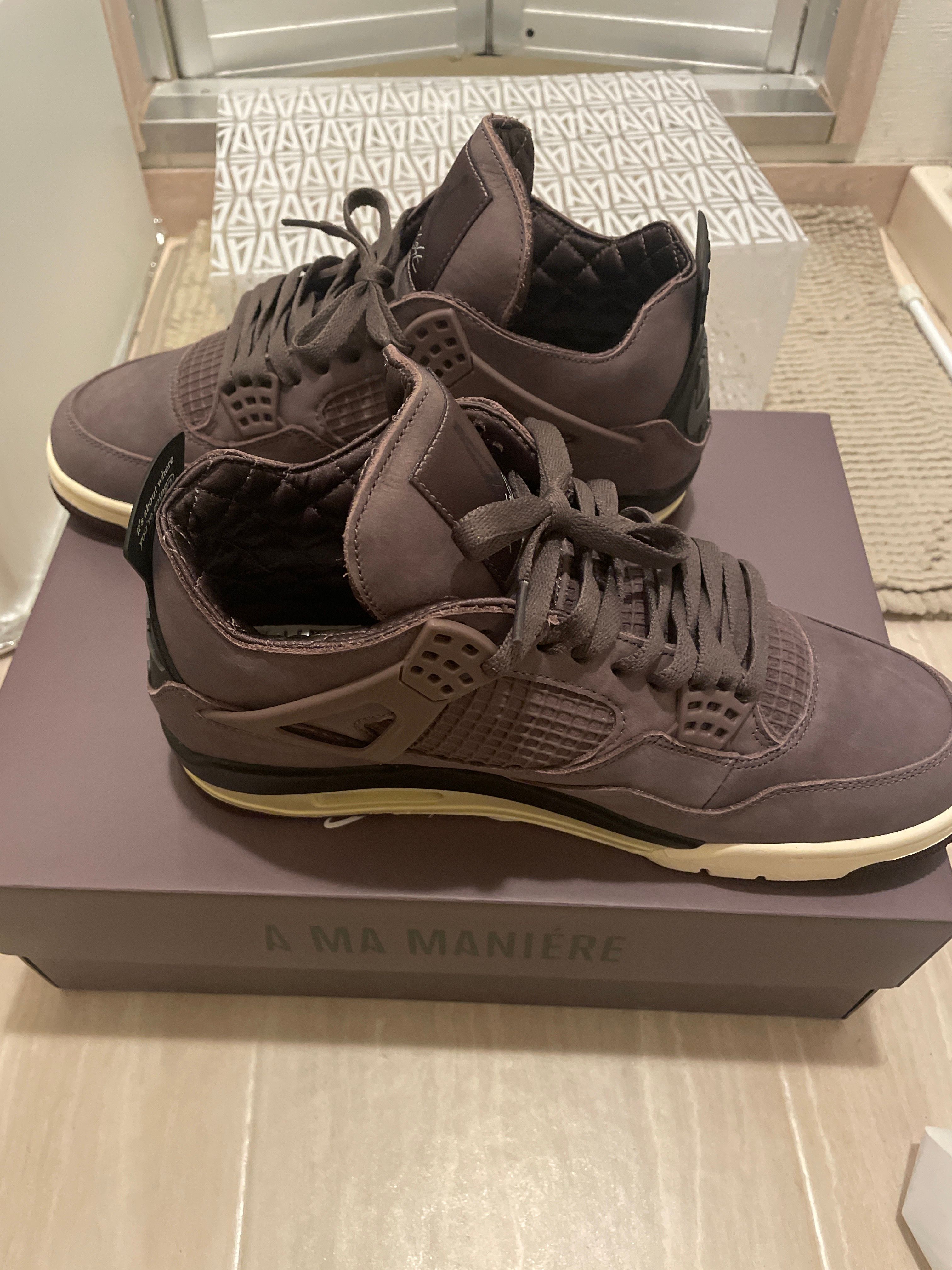 A Ma Maniere × Nike Air Jordan 4 "Violet Ore"