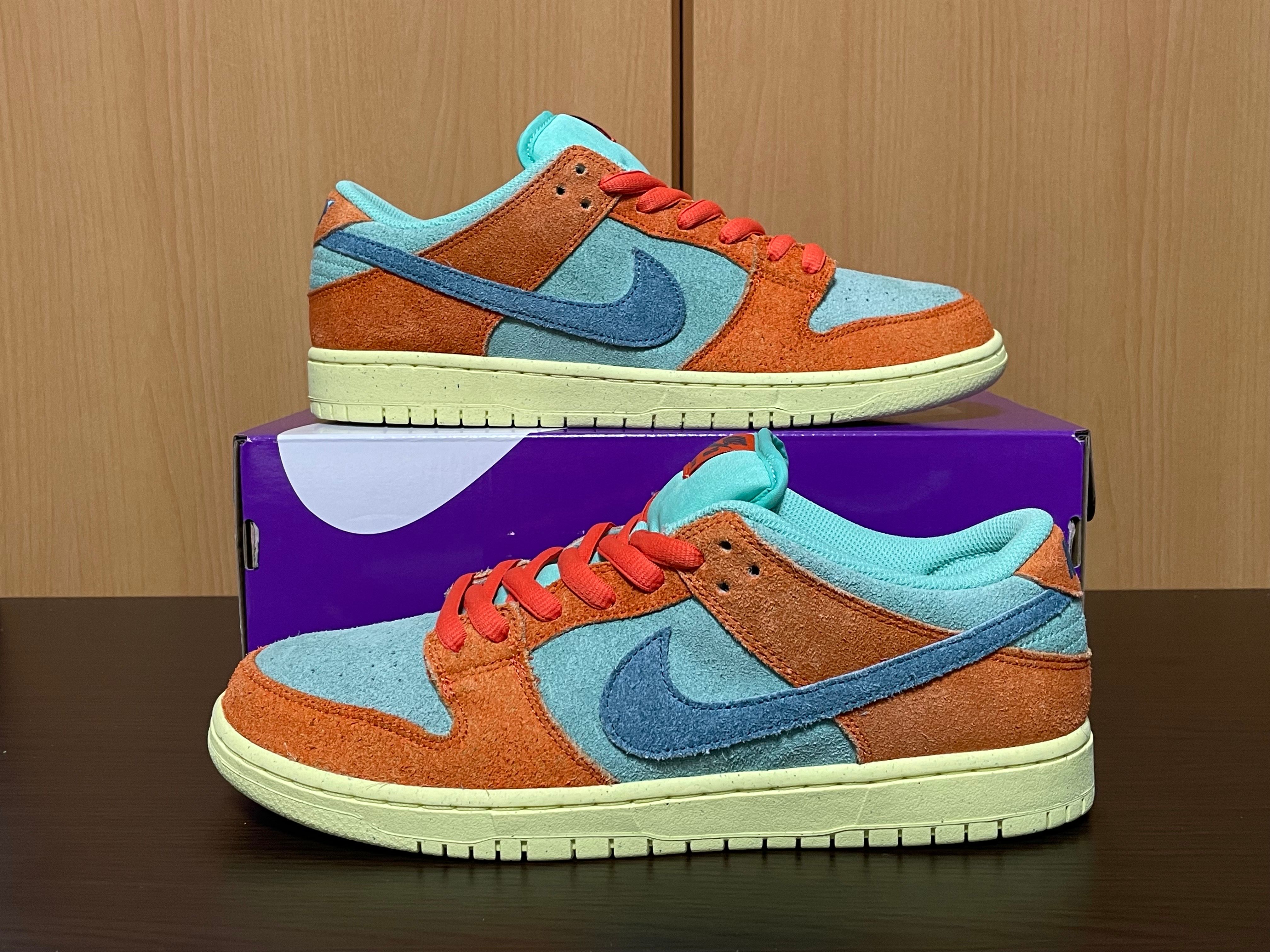 Nike SB Dunk Low Pro PRM "Orange and Emerald Rise"