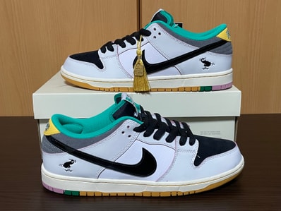 CSEF × Nike SB Dunk Low Pro QS "White and Black"