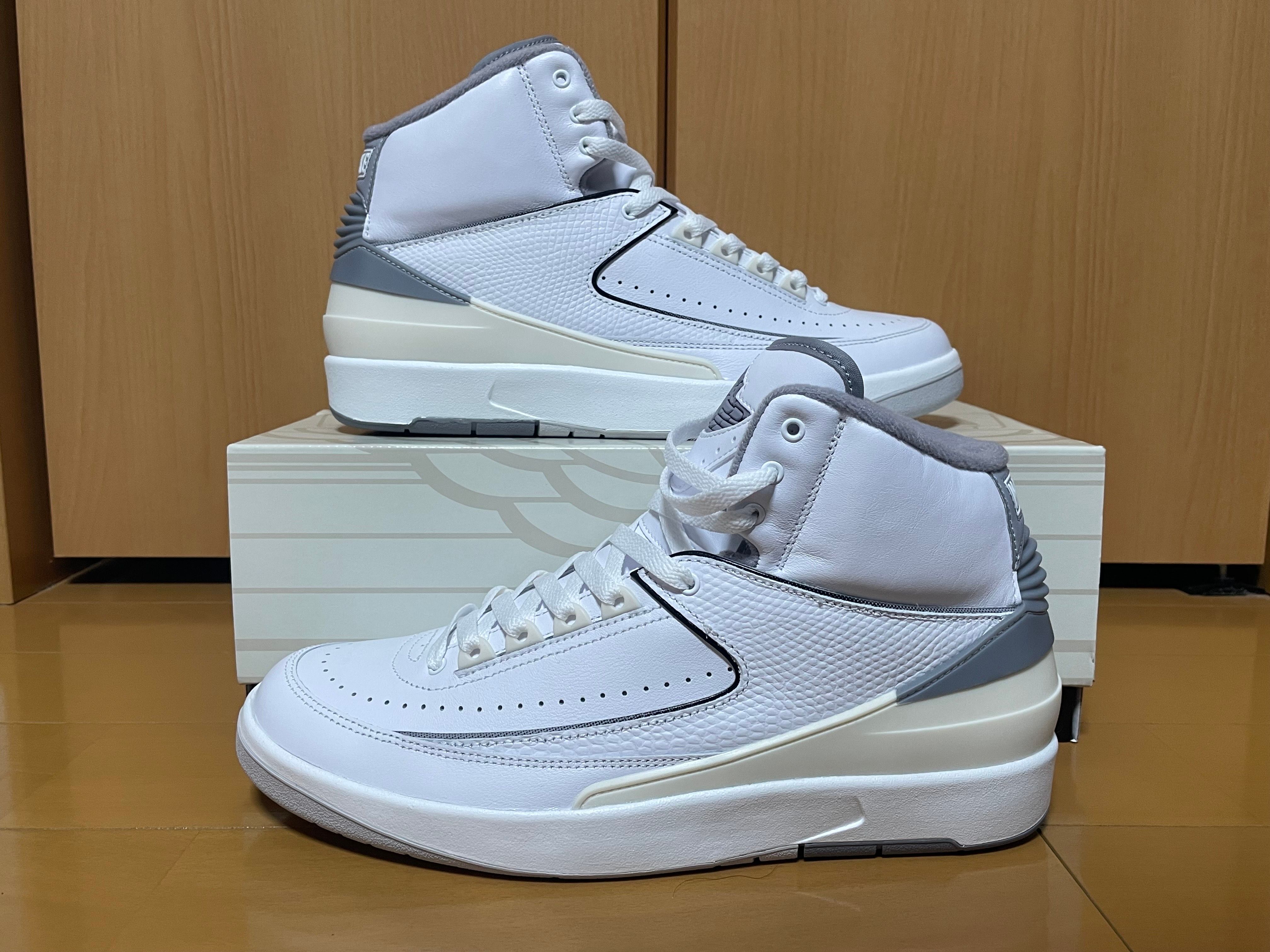 Nike Air Jordan 2 "White and Cement Grey"
