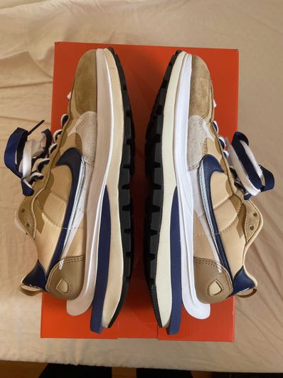 Sacai × Nike Vapor Waffle "Sesame And Blue Void"