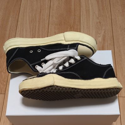Maison MIHARA YASUHIRO PETERSON VL OG Sole Canvas Low-top Sneaker "Black" (A09FW733)
