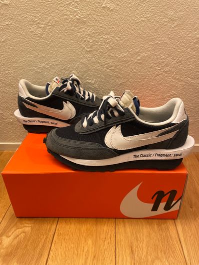 Fragment × sacai × Nike LD Waffle "Blackended Blue"