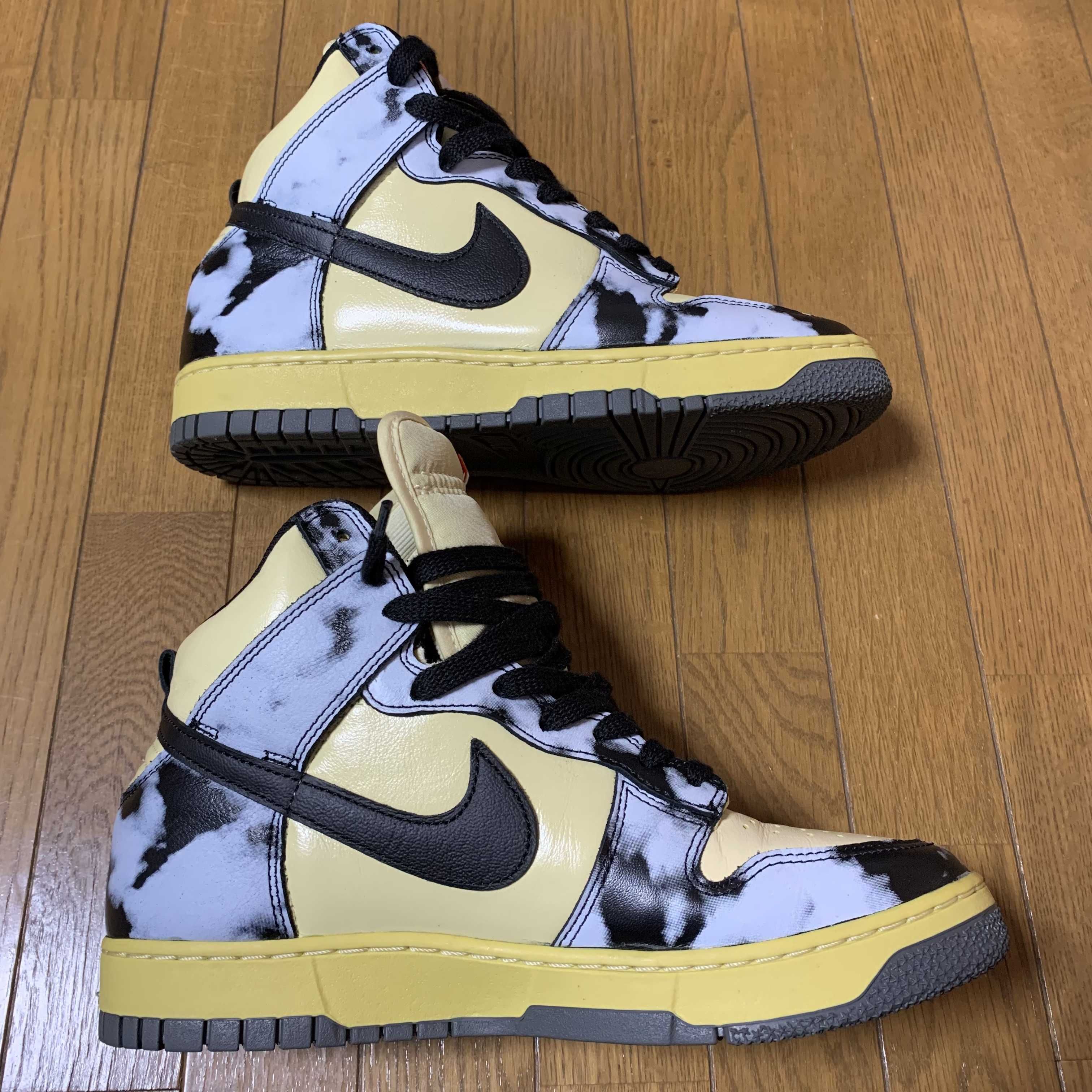 Nike Dunk High "Black Acid Wash"