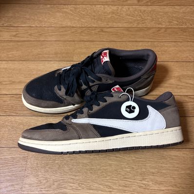 Travis Scott × Nike Air Jordan 1 Low OG SP-T "Black/Dark Mocha"