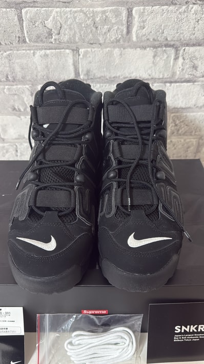 Supreme × Nike Air More Uptempo "Black"