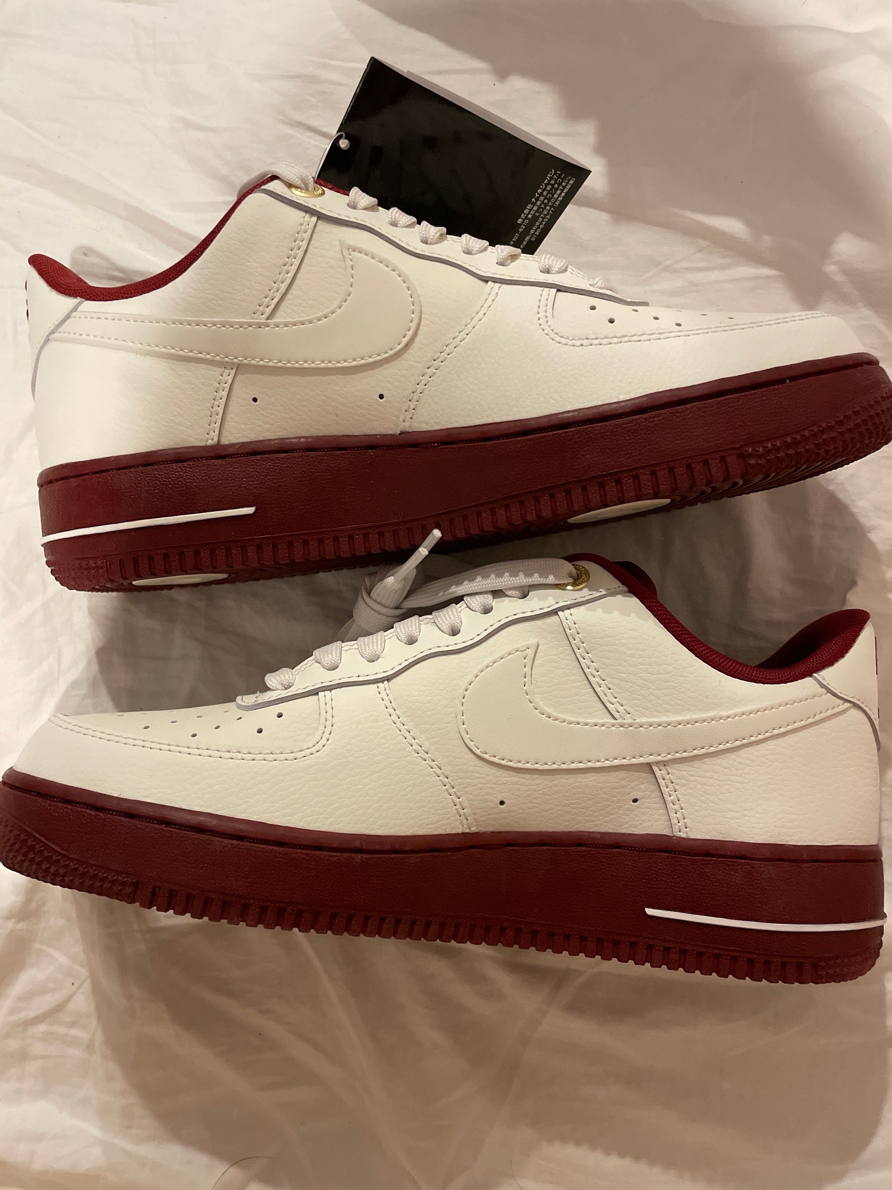 Nike Women's Air Force 1 Low 40th Anniversary "Sail/Team Red"