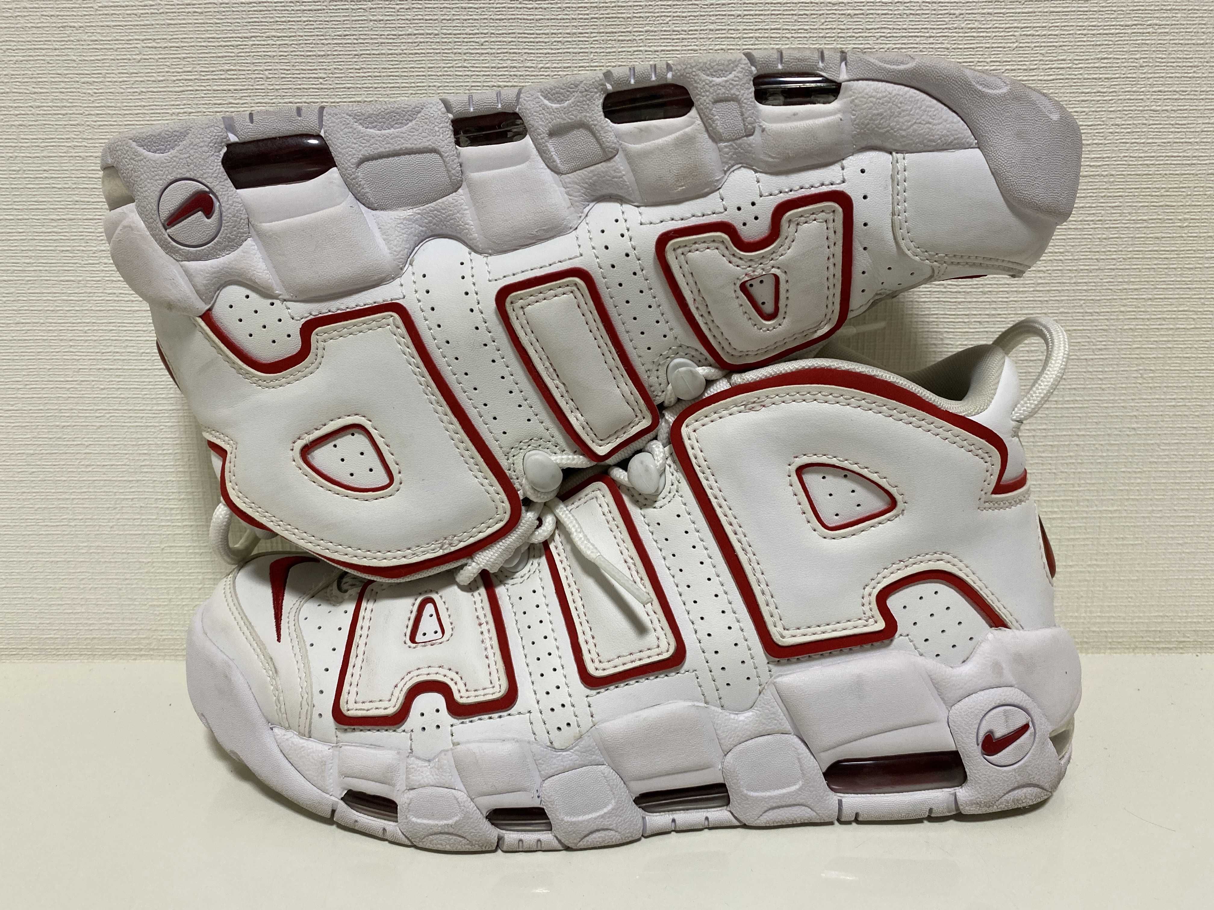 NIKE AIR MORE UPTEMPO "WHITE/VARSITY RED" (2021)