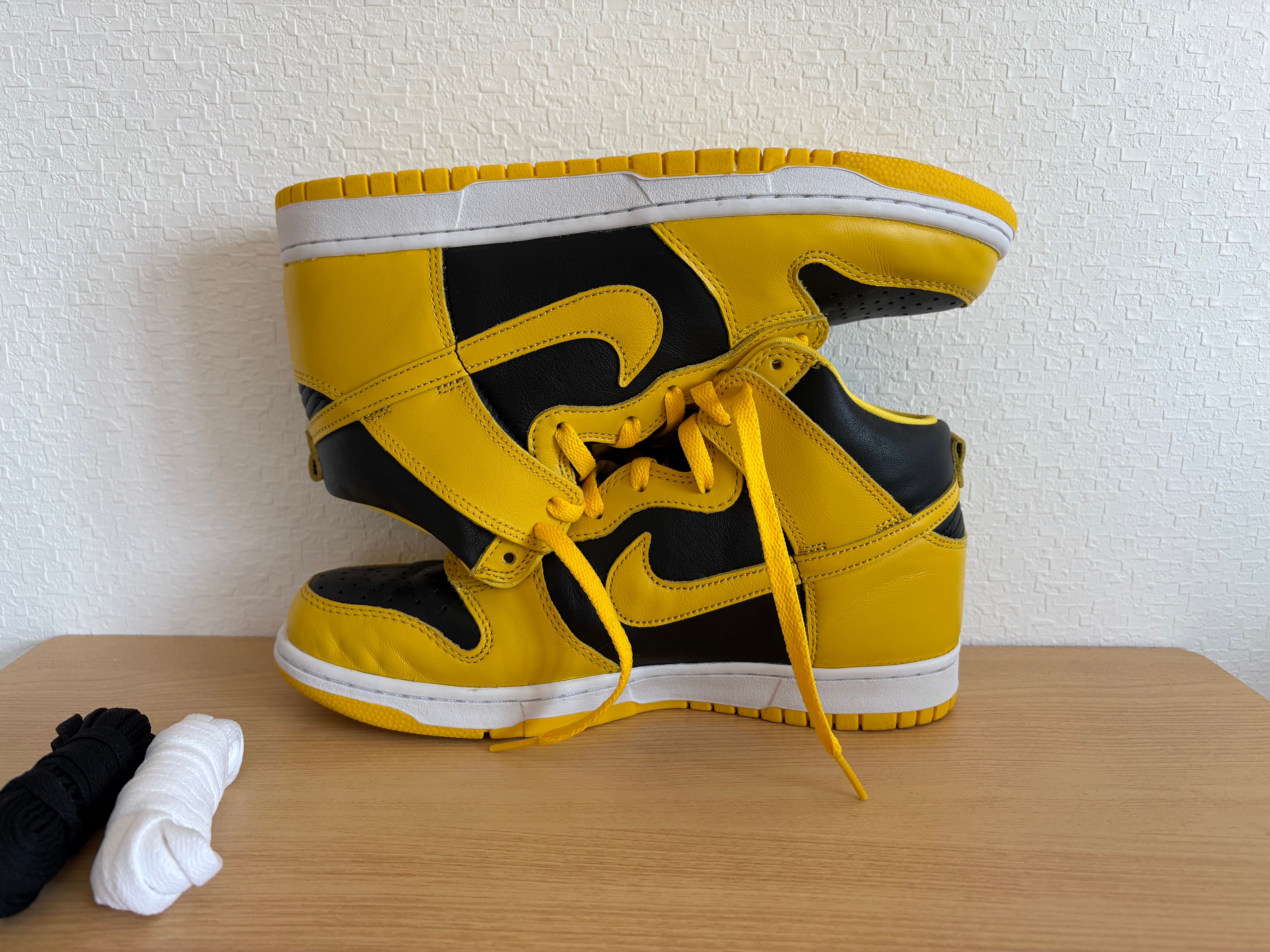 Nike Dunk High "Black/Varsity Maize"