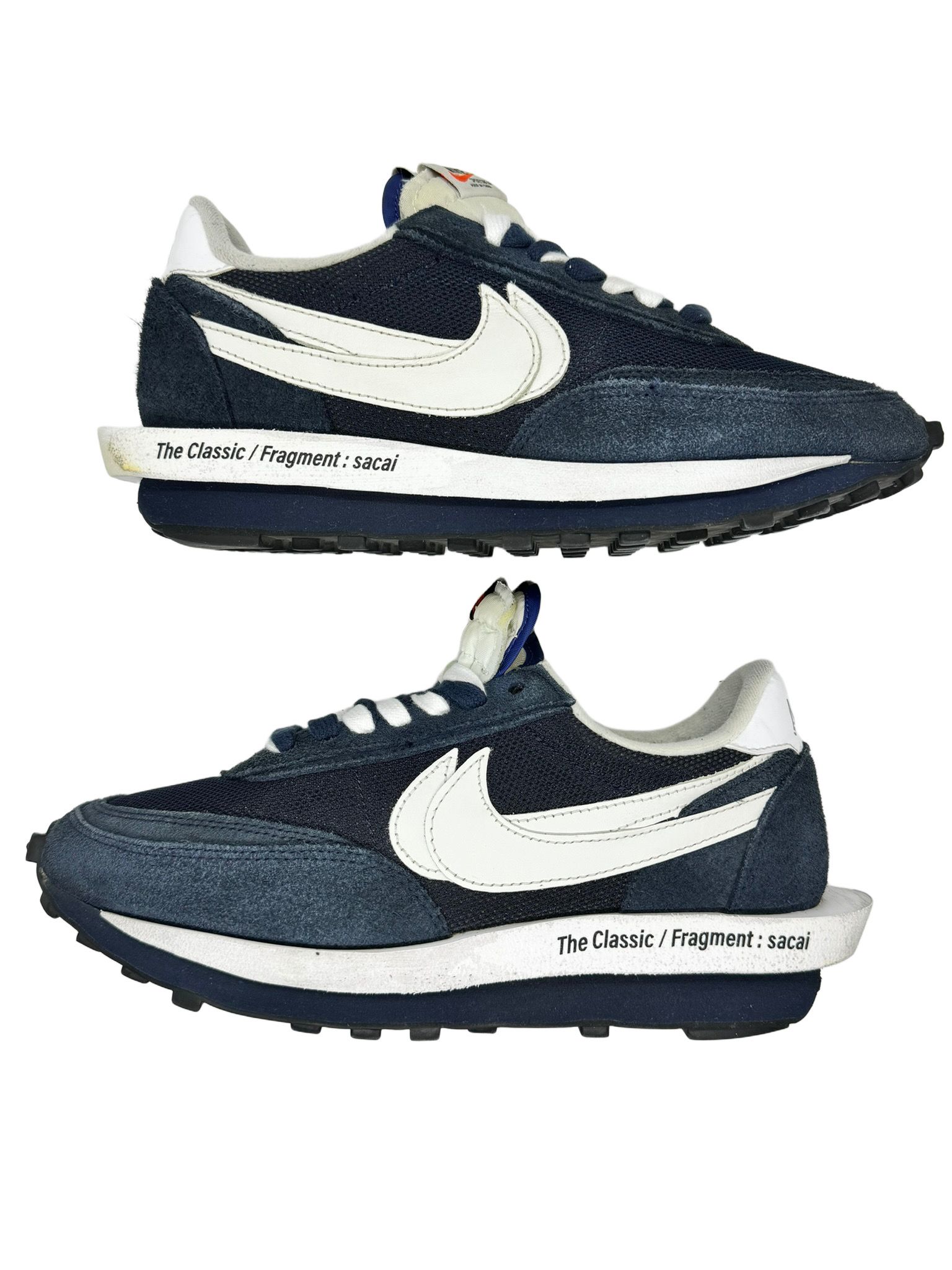 Fragment × sacai × Nike LD Waffle "Blackended Blue"