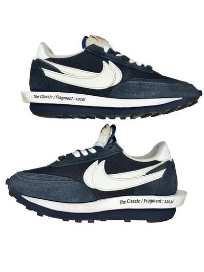 Fragment × sacai × Nike LD Waffle "Blackended Blue"