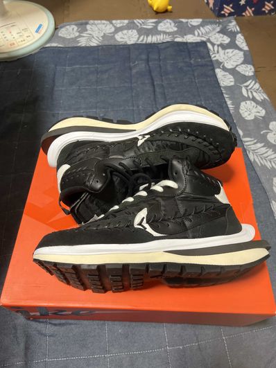 Jean-Paul Gaultier × sacai × Nike Vapor Waffle "Black/Black-White"