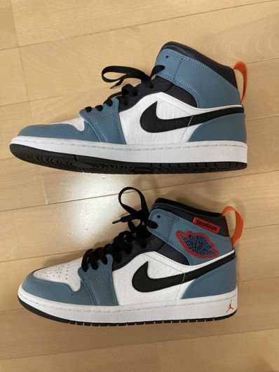 FACETASM × Nike Air Jordan 1 Mid "White/Navy"