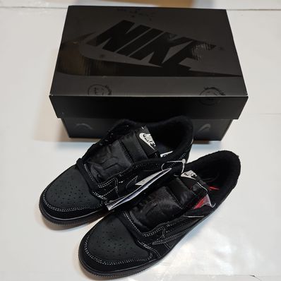Travis Scott × Nike PS Air Jordan 1 Low OG SP "Black Phantom"