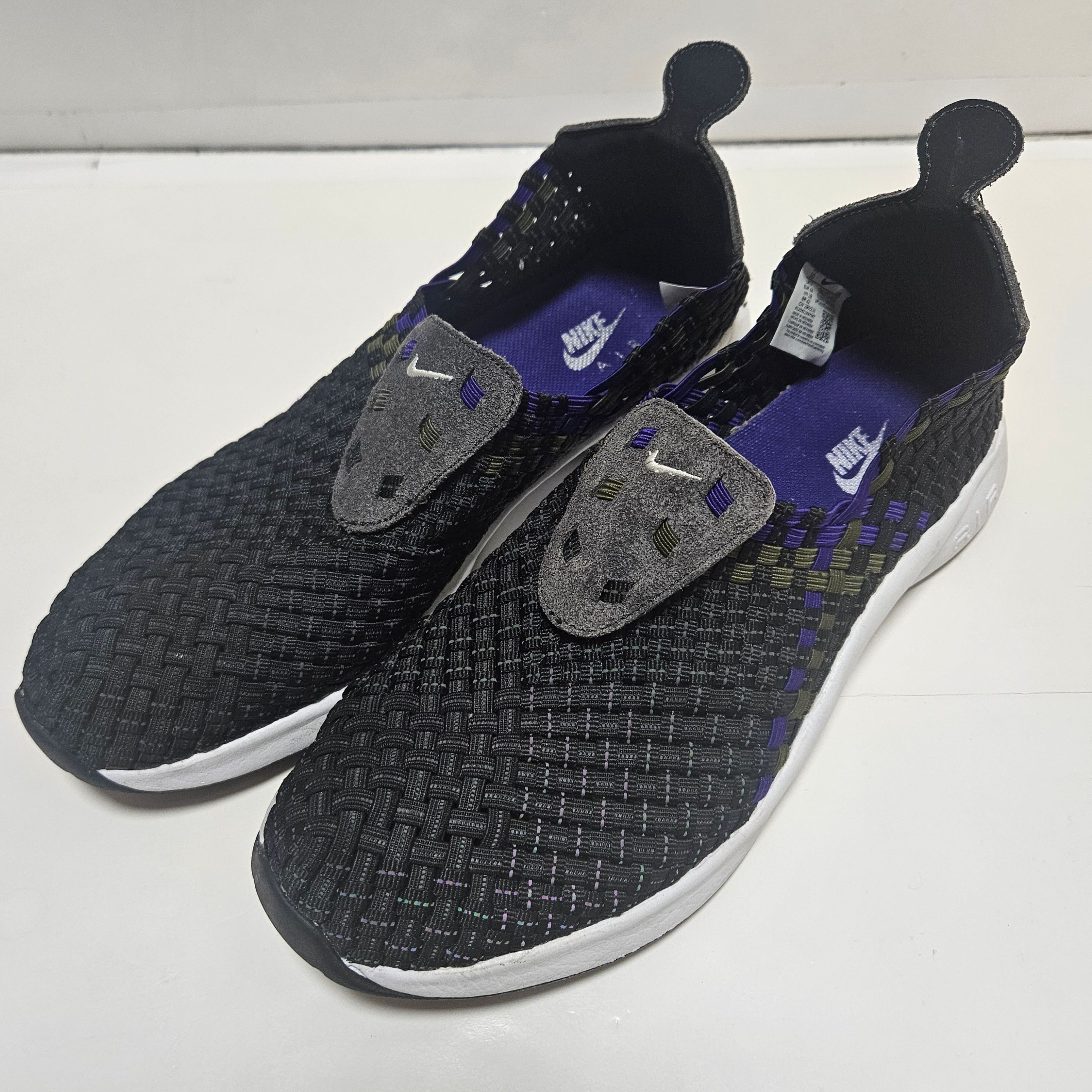 ナイキ エアウーブン "ブラック/パープル"