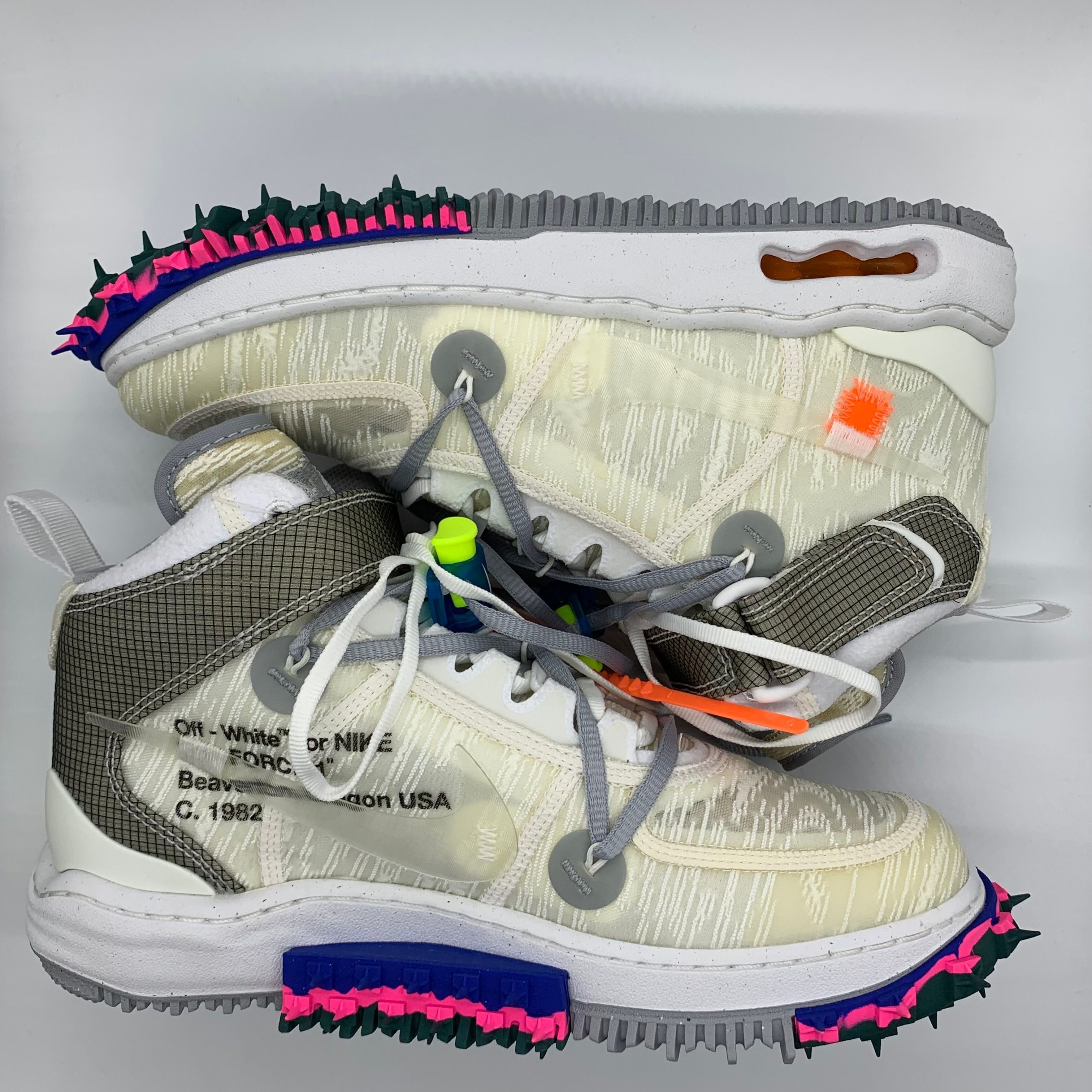 Off-White × Nike Air Force 1 Mid "White"