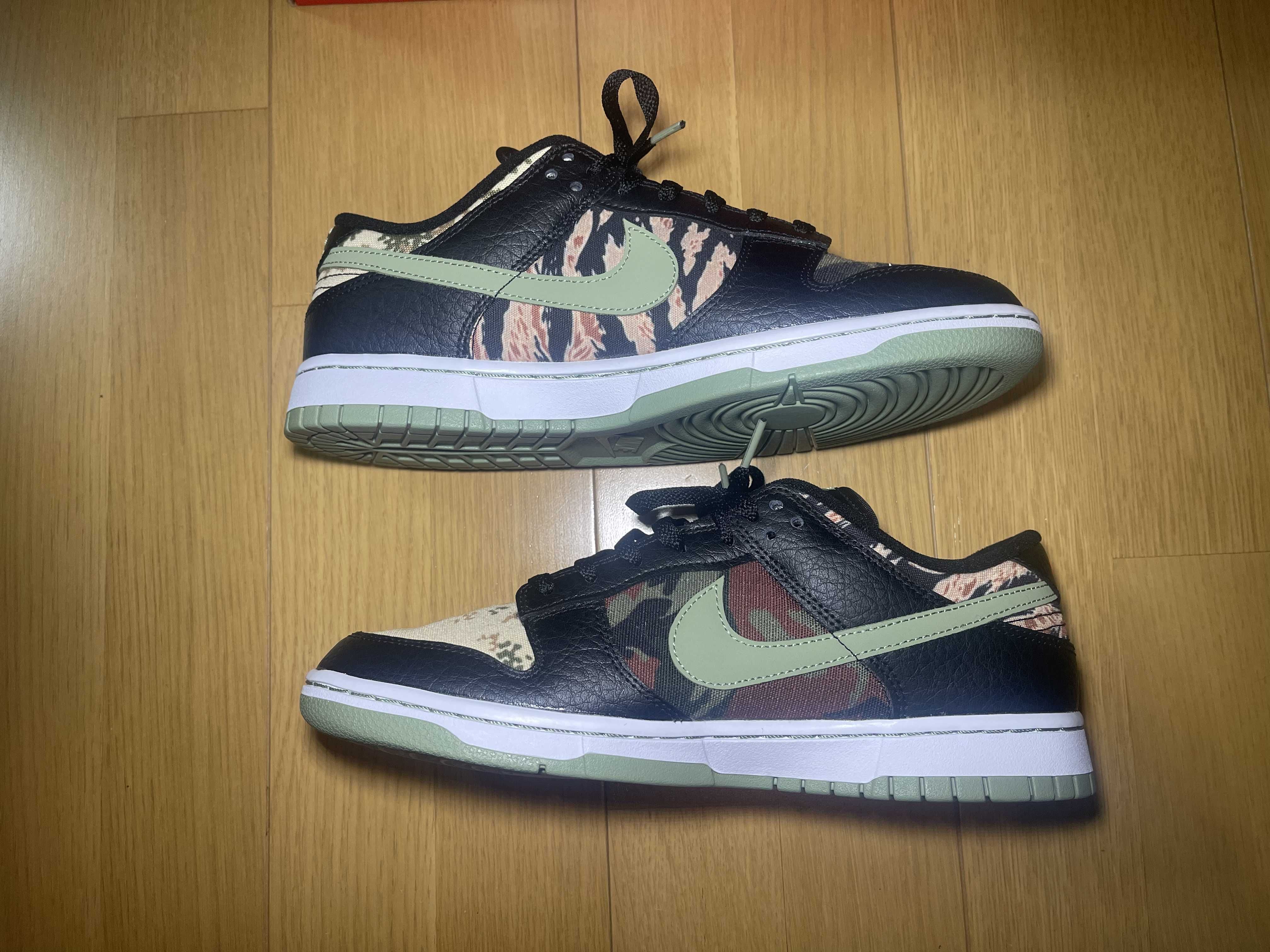 NIKE DUNK LOW SE "BLACK MULTI CAMO"