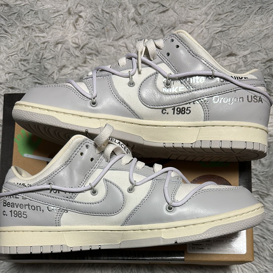 Off-White × Nike Dunk Low 1 of 50 "Lot.49"