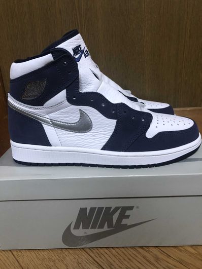 Nike Air Jordan 1 High OG CO.JP "White/Midnight Navy" (2020)(ブリーフケースなし)