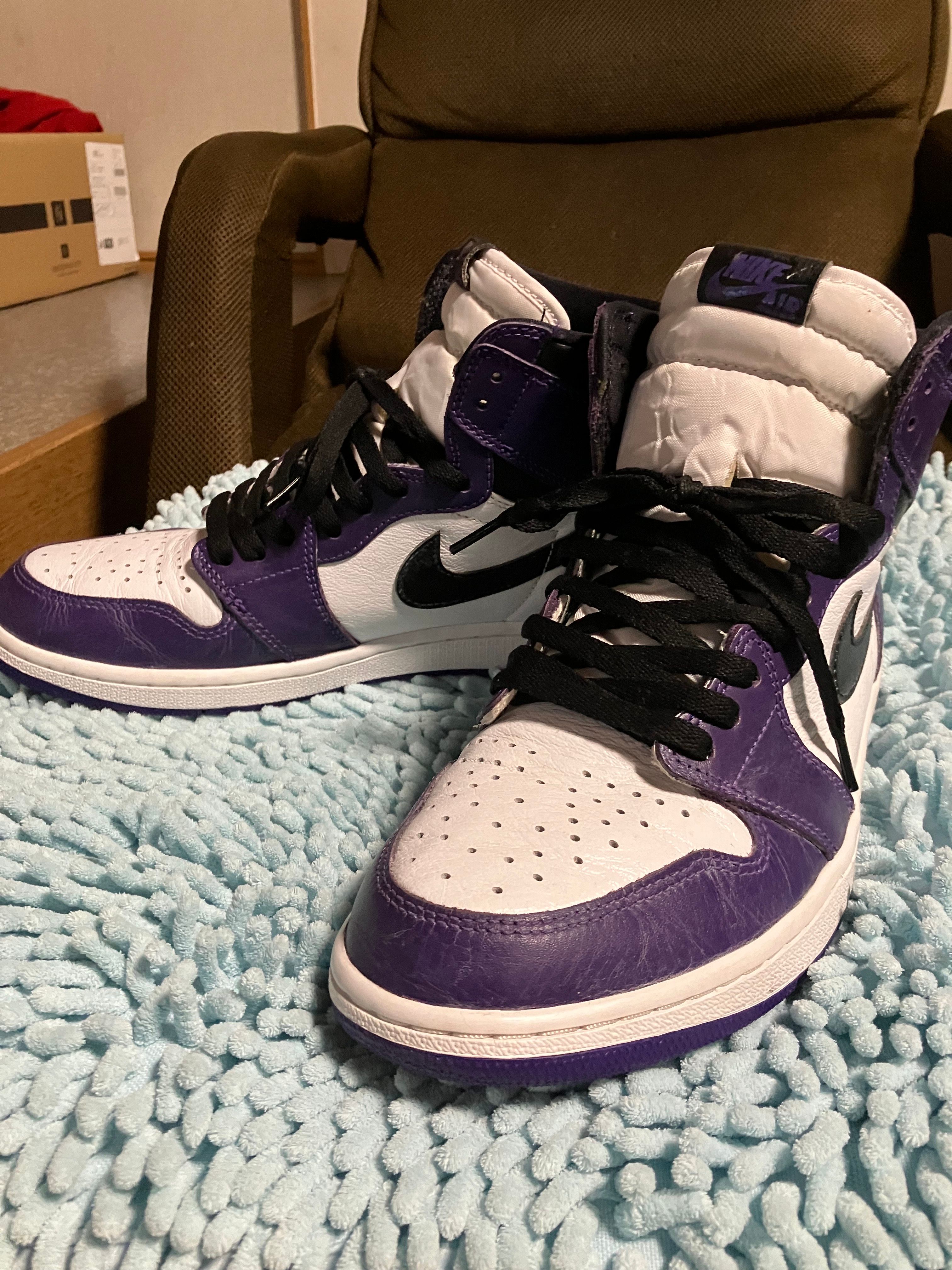 Nike Air Jordan 1 Retro High OG "Court Purple White/Black" (2020)