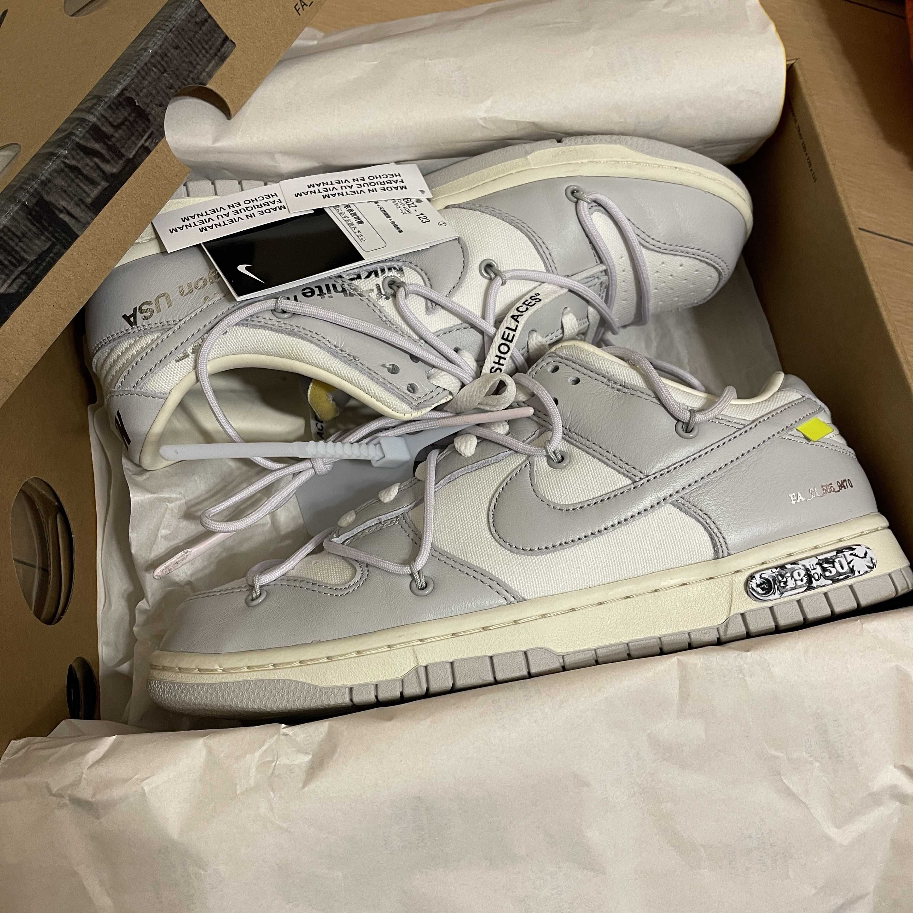 Off-White × Nike Dunk Low 1 of 50 "Lot.49"