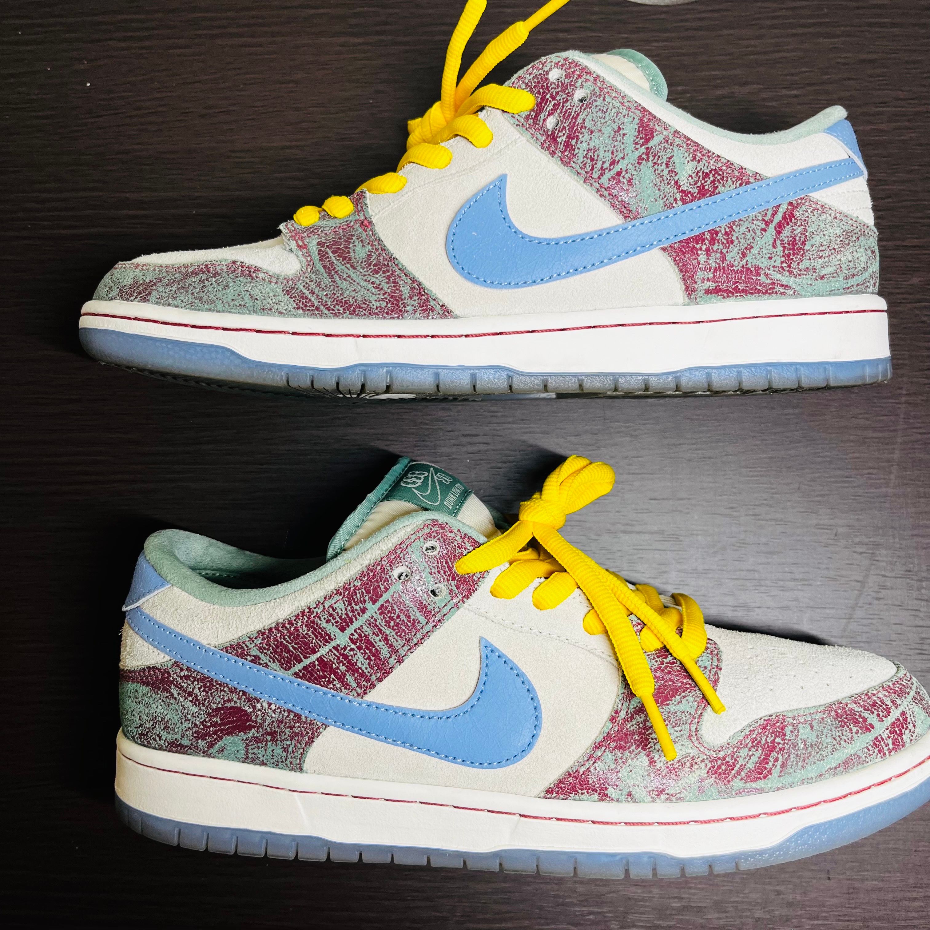 Crenshaw Skate Club × Nike SB Dunk Low PRO QS "Sail/Light Blue-Cedar"