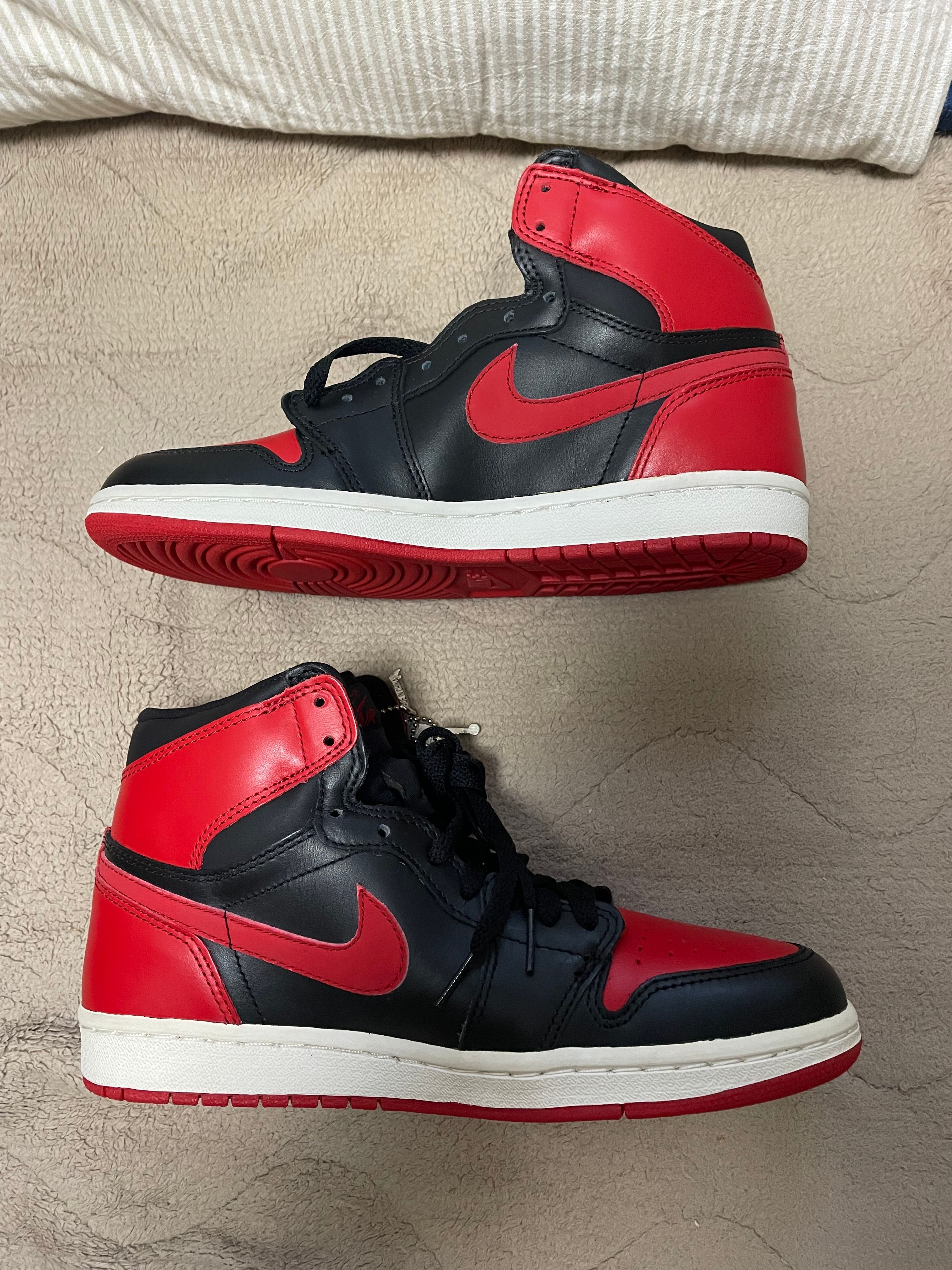 Nike Air Jordan 1 Retro High "Black Varsity Red/Bred"(2001)