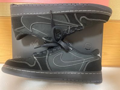 Travis Scott × Nike Air Jordan 1 Low OG SP "Black Phantom"