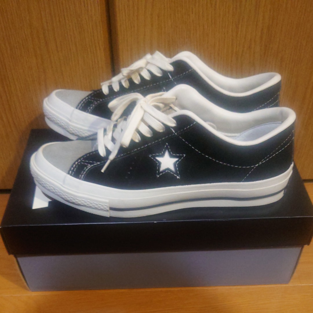 ソーマ × コンバース ワンスター J VTG スウェード タイムライン "ブラック/グレー"