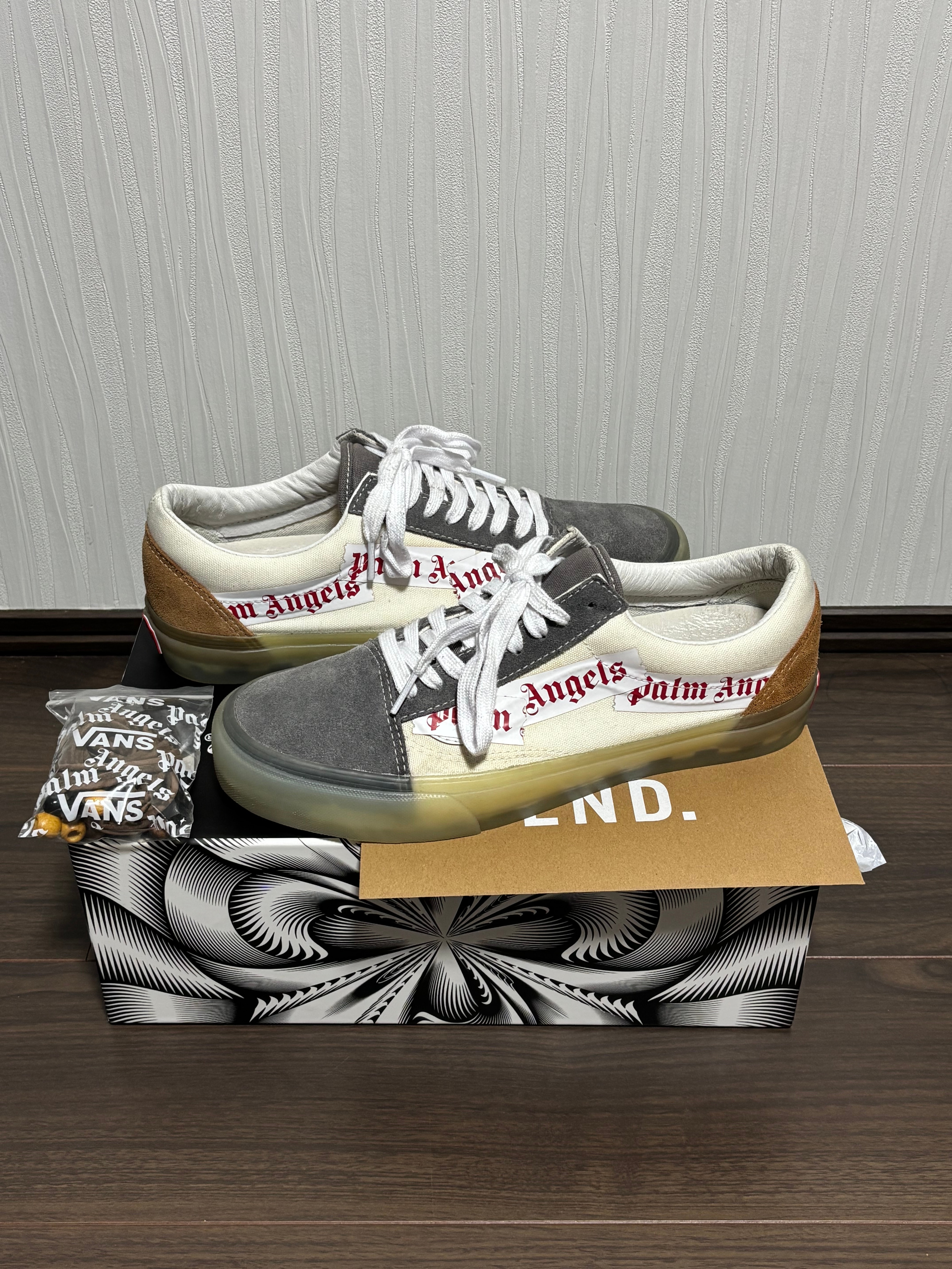 Palm Angels × Vans Vault Old Skool LX "Pewter & Chipmunk"