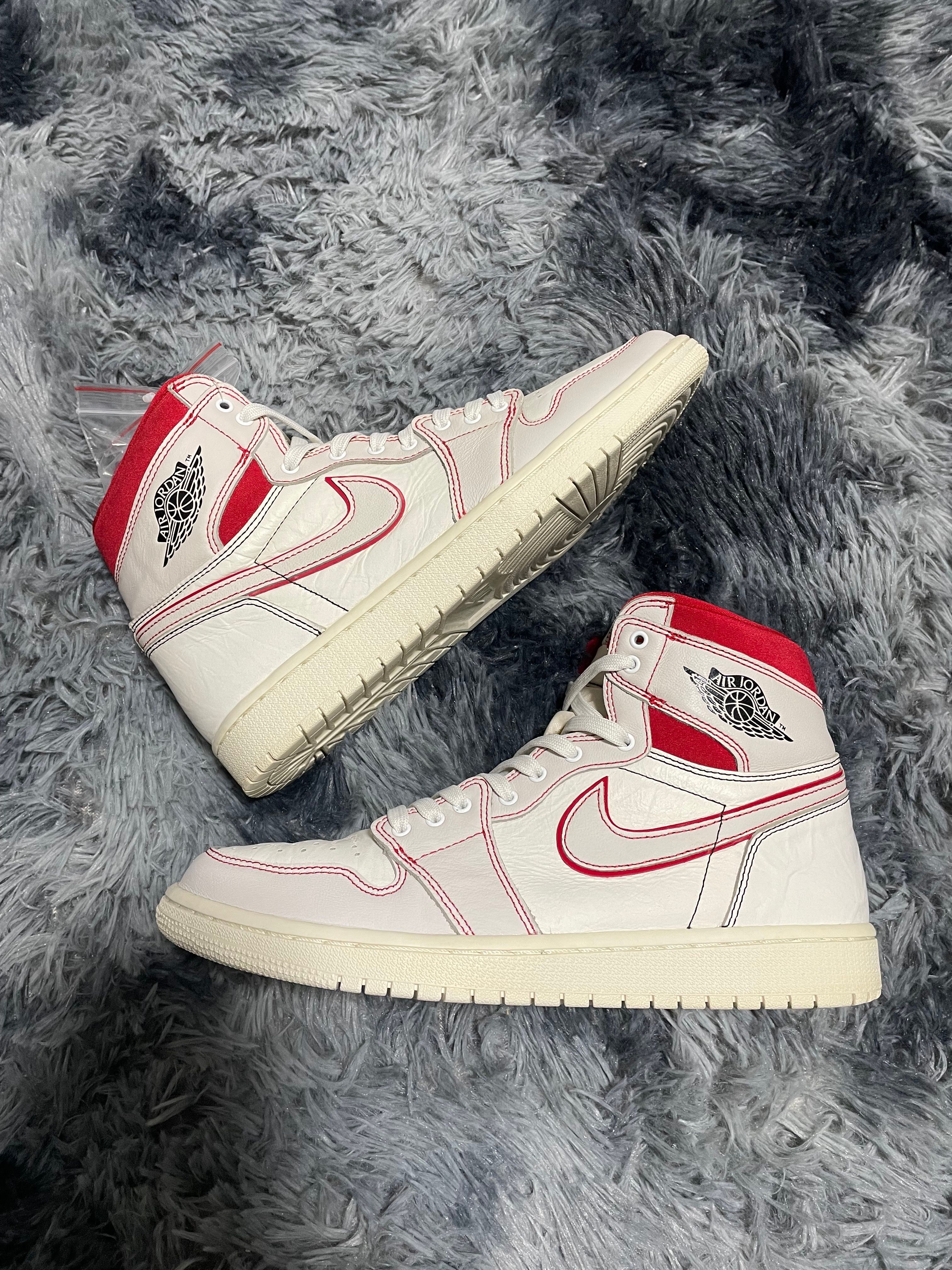 Nike Air Jordan 1 Retro High OG "Sail/University Red"     