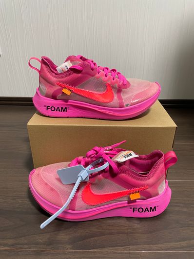 Off-White × Nike Zoom Fly "Pink"