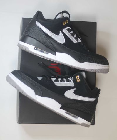 Nike Air Jordan 3 Retro Tinker "Black/Cement Grey"