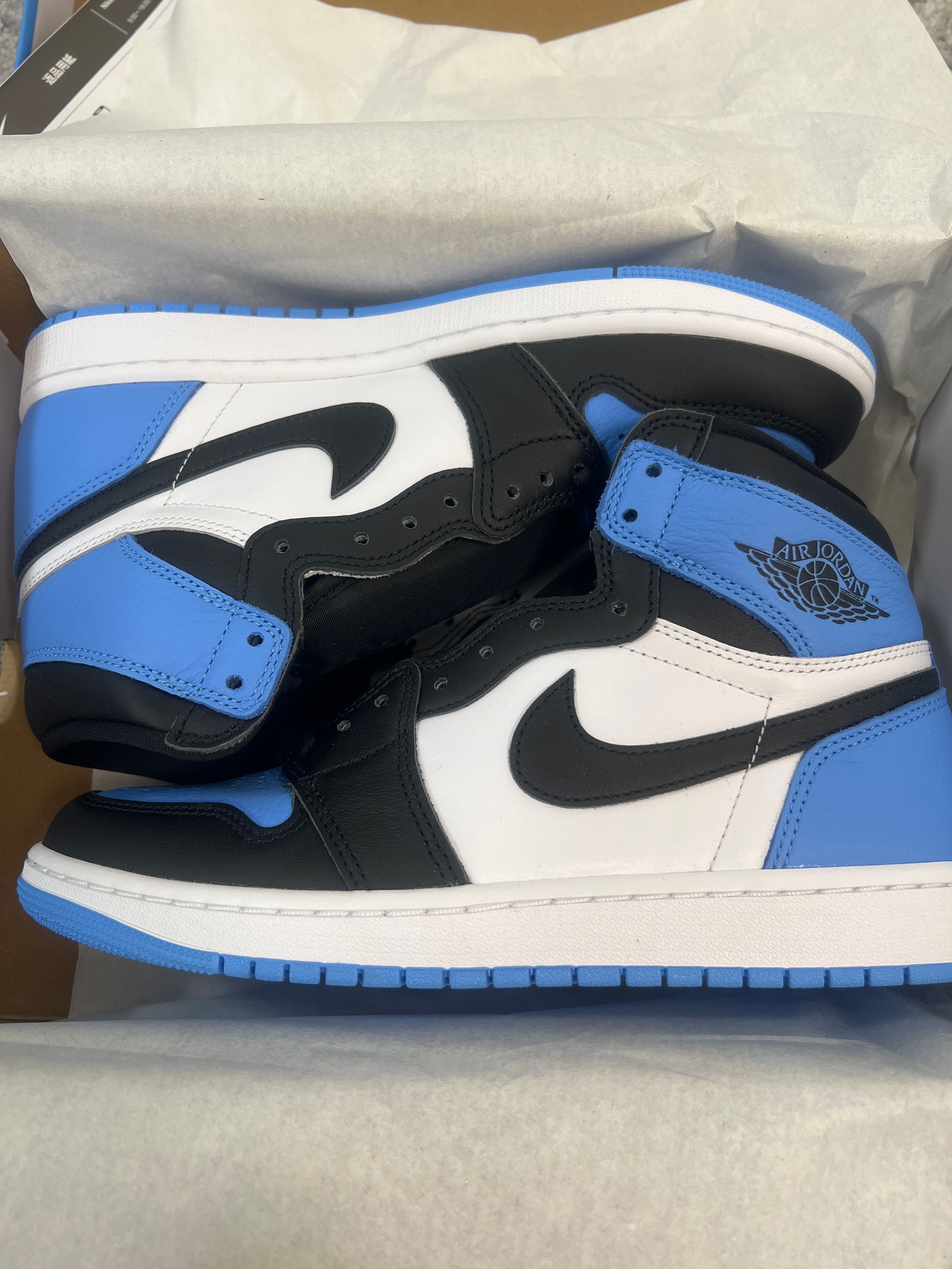 Nike Air Jordan 1 Retro High OG "University Blue/UNC Toe"
