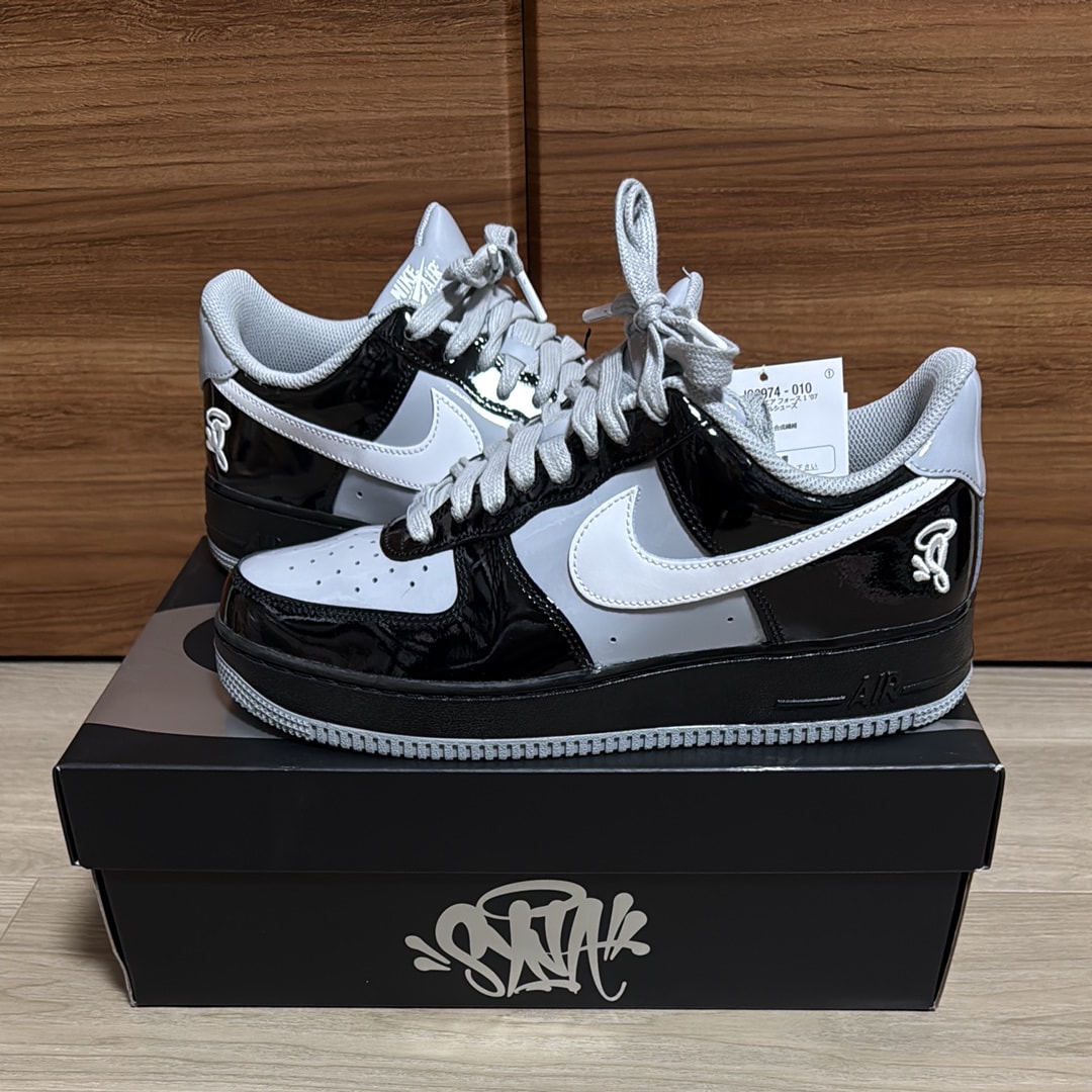 Central Cee × Nike Air Force 1 Low "Black/Light Smoke Grey"