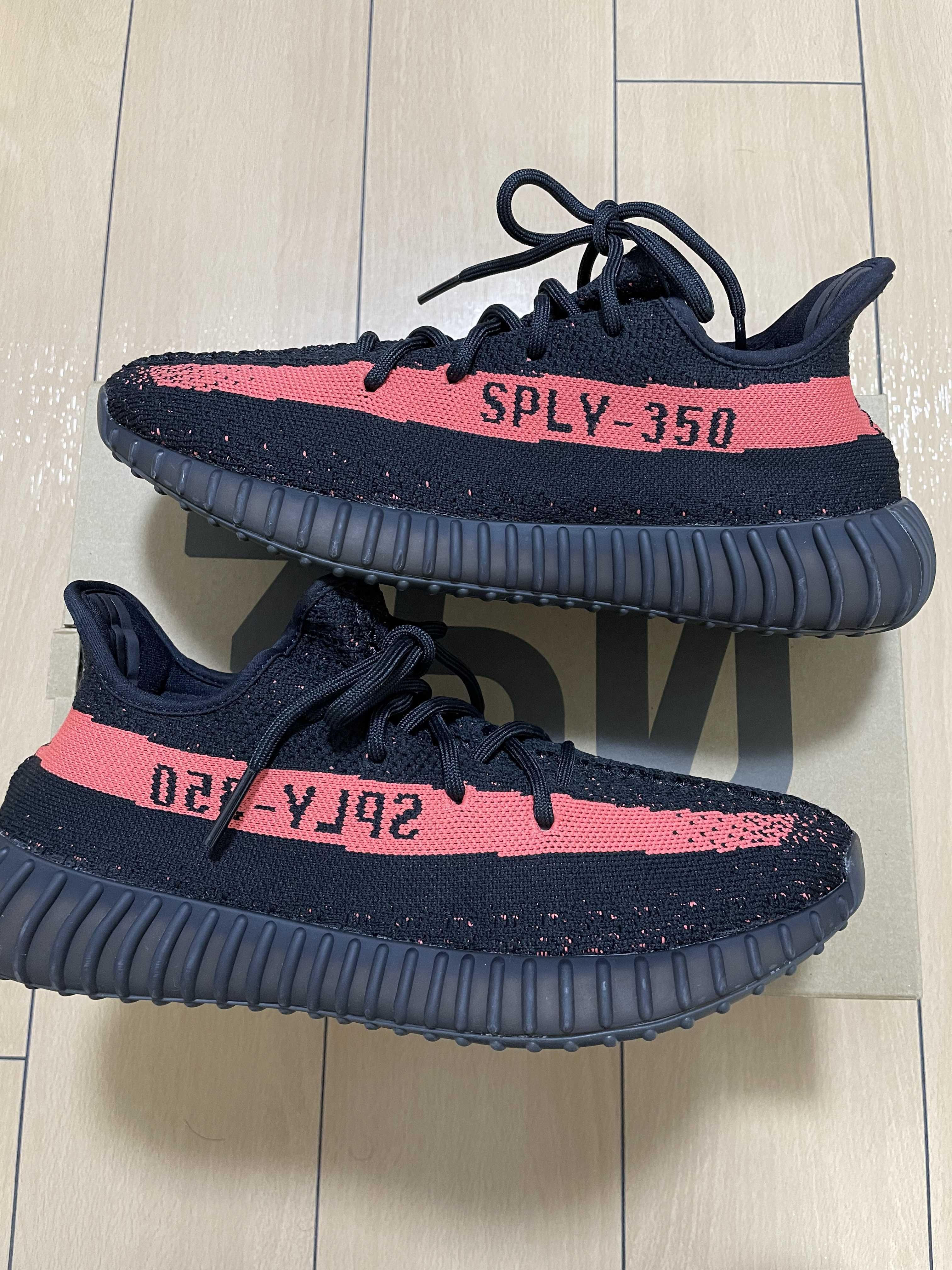 adidas YEEZY Boost 350 V2 "Core Black/Red"