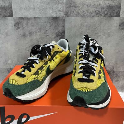 sacai × Nike Vapor Waffle "Tour Yellow/Stadium Green-Sail"